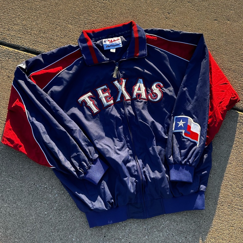 Texas Rangers Majestic Jacket